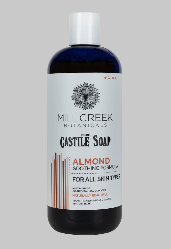 Castile Soap Almond (NEW LOOK) - Mill Creek Botanicals