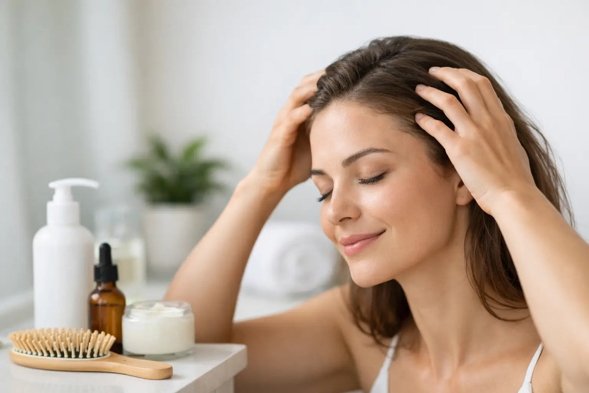 A Simple Scalp Comfort Routine Example for Everyday Care