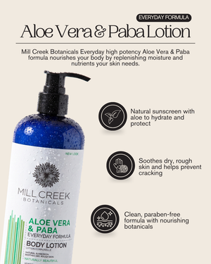 Aloe Vera & Paba Lotion 14 oz