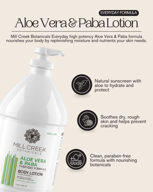 Value Size Aloe Vera & Paba Lotion 64 oz