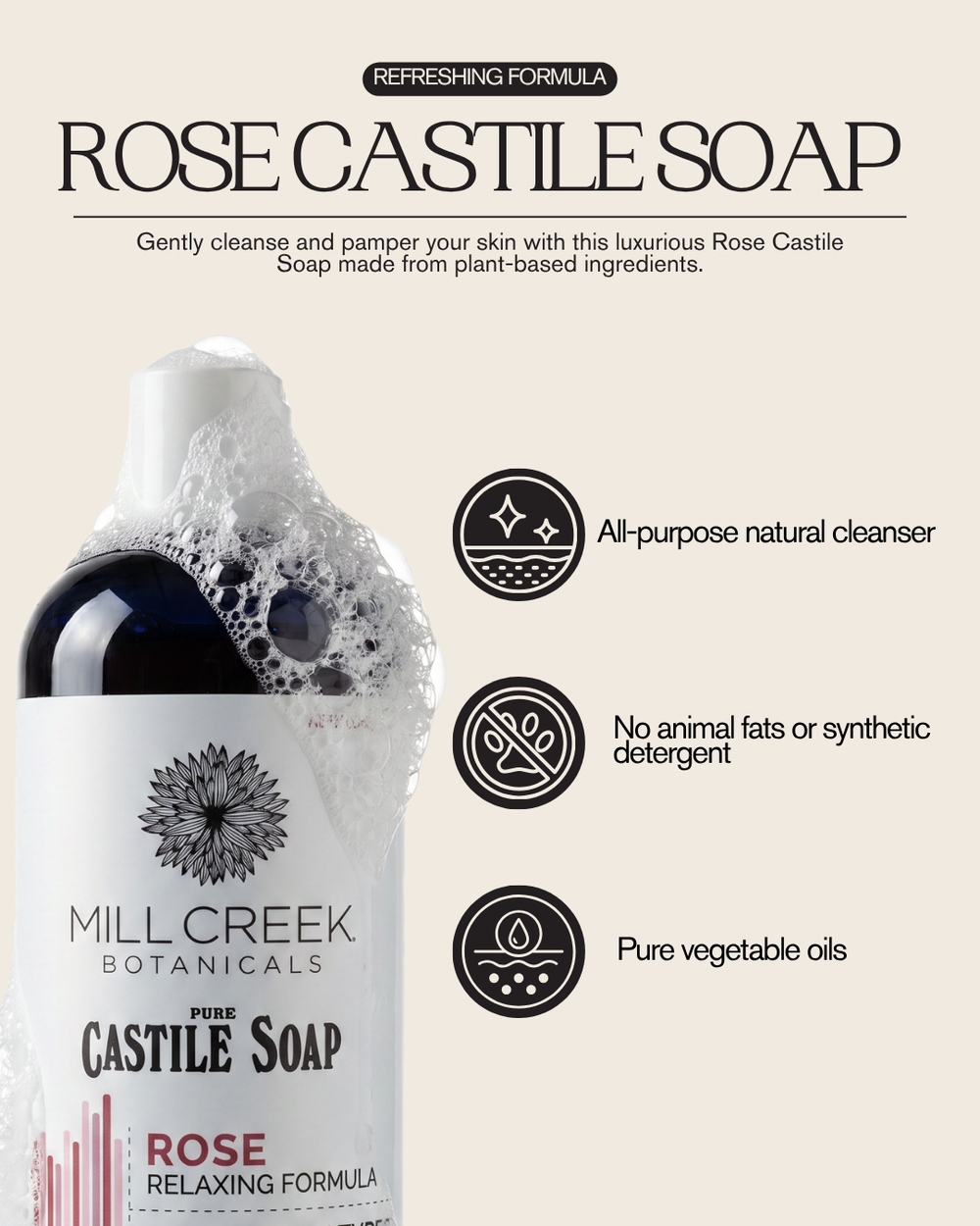 Castile Soap Rose