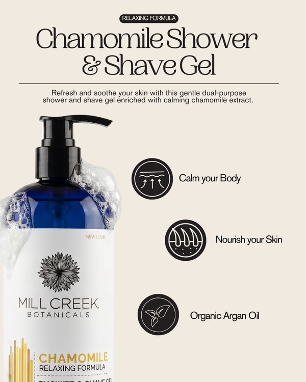 Value Size Chamomile Shower & Shave Gel 32 oz