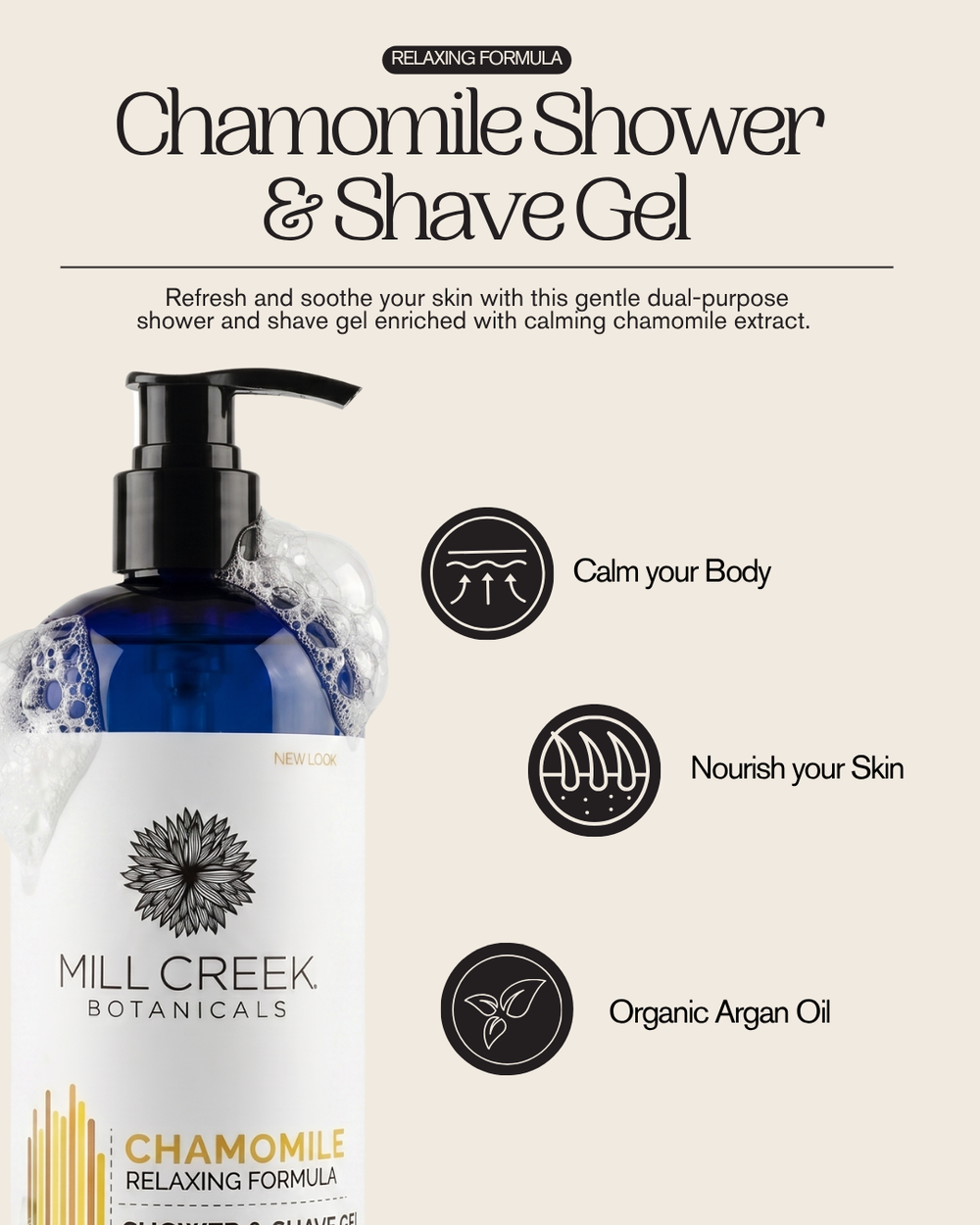 Chamomile Shower Gel 14 oz