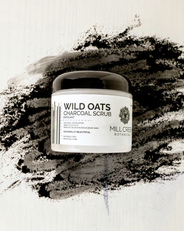 Wild Oats Charcoal Scrub