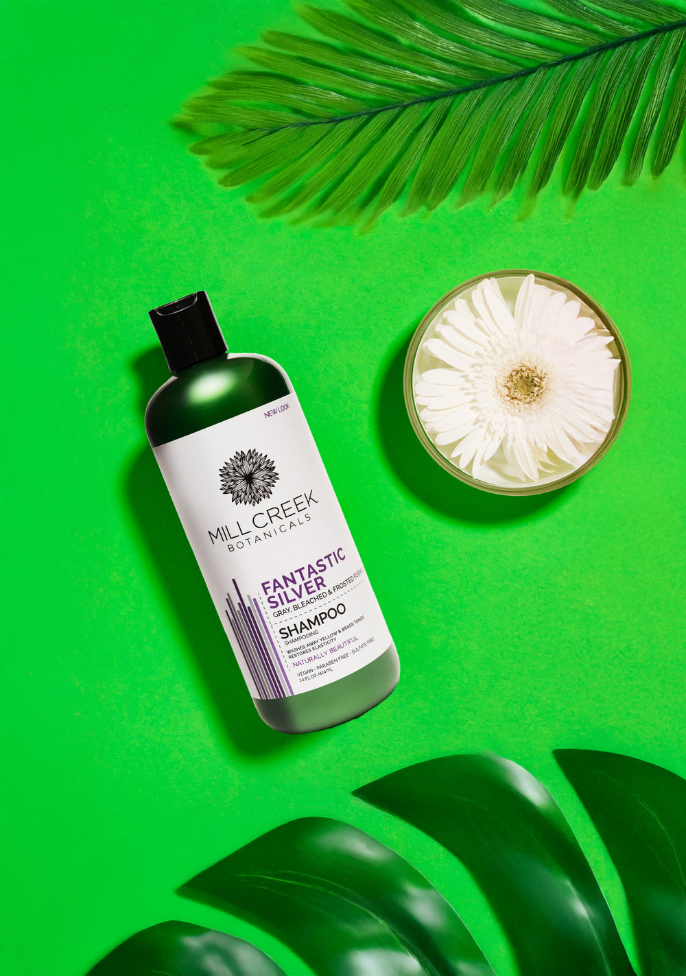 Fantastic Silver Shampoo 14 oz - Mill Creek Botanicals