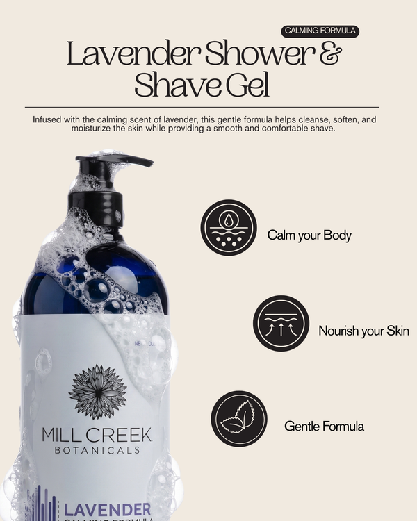 Value Size Lavender Shower & Shave Gel 32 oz