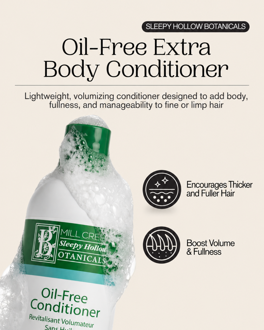 Sleepy Hollow Botanicals Oil-Free Extra Body Conditioner