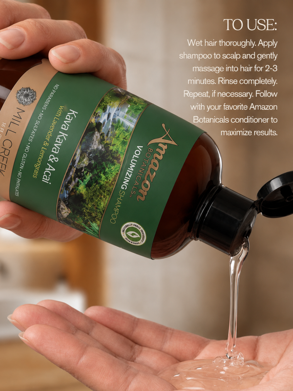 Amazon Botanicals Volumizing Shampoo Kava Kava & Acai