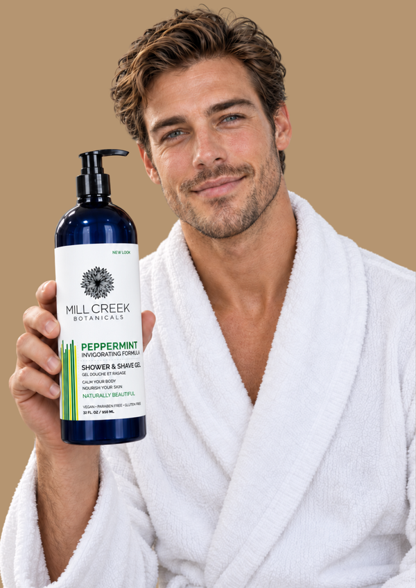 Value Size Peppermint Shower & Shave Gel 32 oz