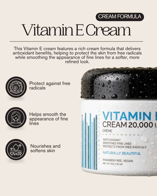 Vitamin E Cream 20,000 IU