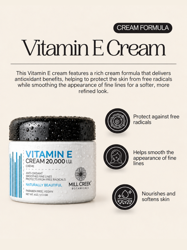 Vitamin E Cream 20,000 IU