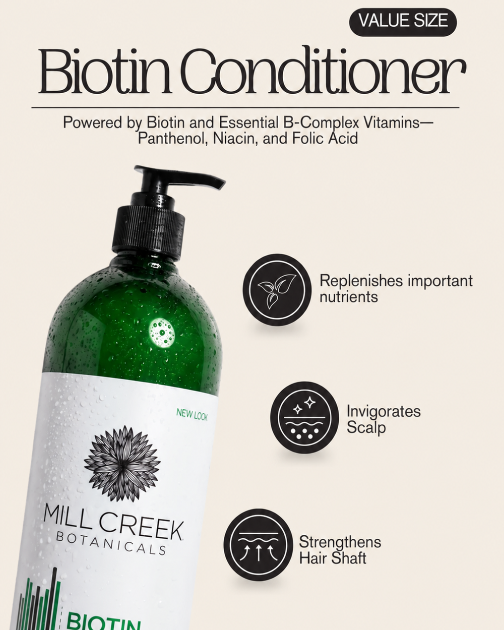 Value Size Biotin Conditioner 32 oz