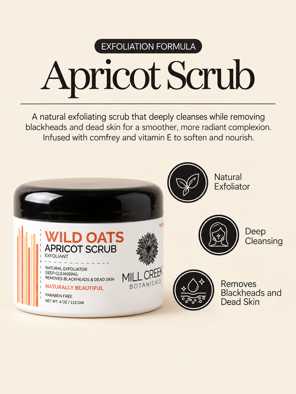 Wild Oats Apricot Scrub