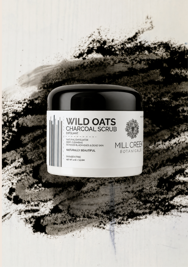 Wild Oats Charcoal Scrub