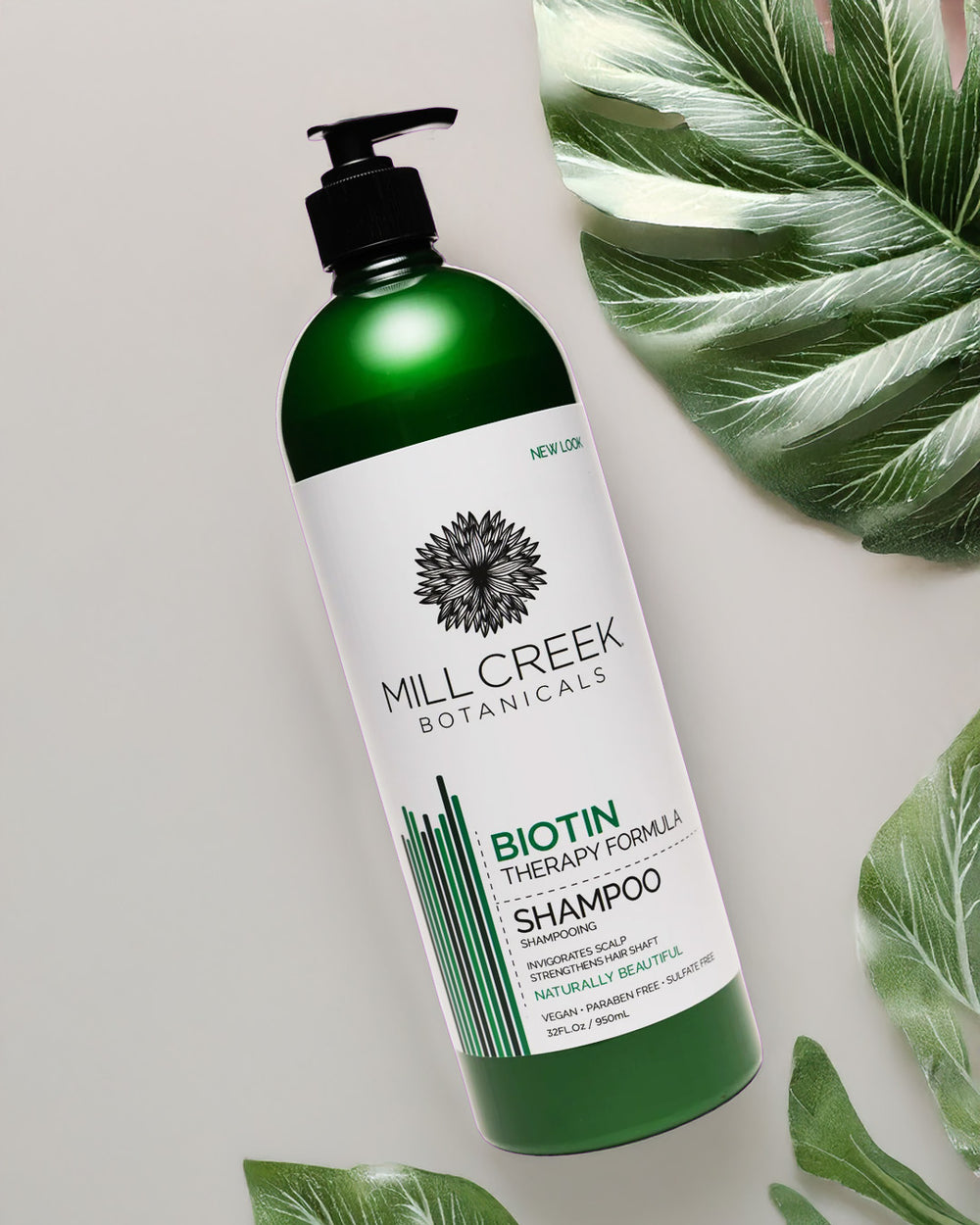 Value Size Biotin Shampoo 32 oz - Mill Creek Botanicals