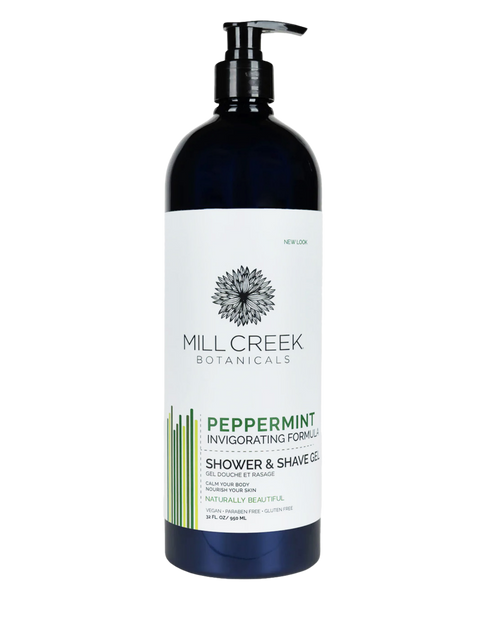 Value Size Peppermint Shower & Shave Gel 32 oz
