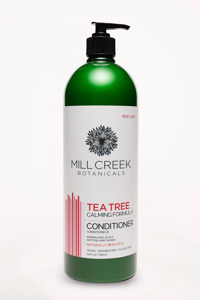 Value Size Tea Tree Conditioner 32 oz - Mill Creek Botanicals