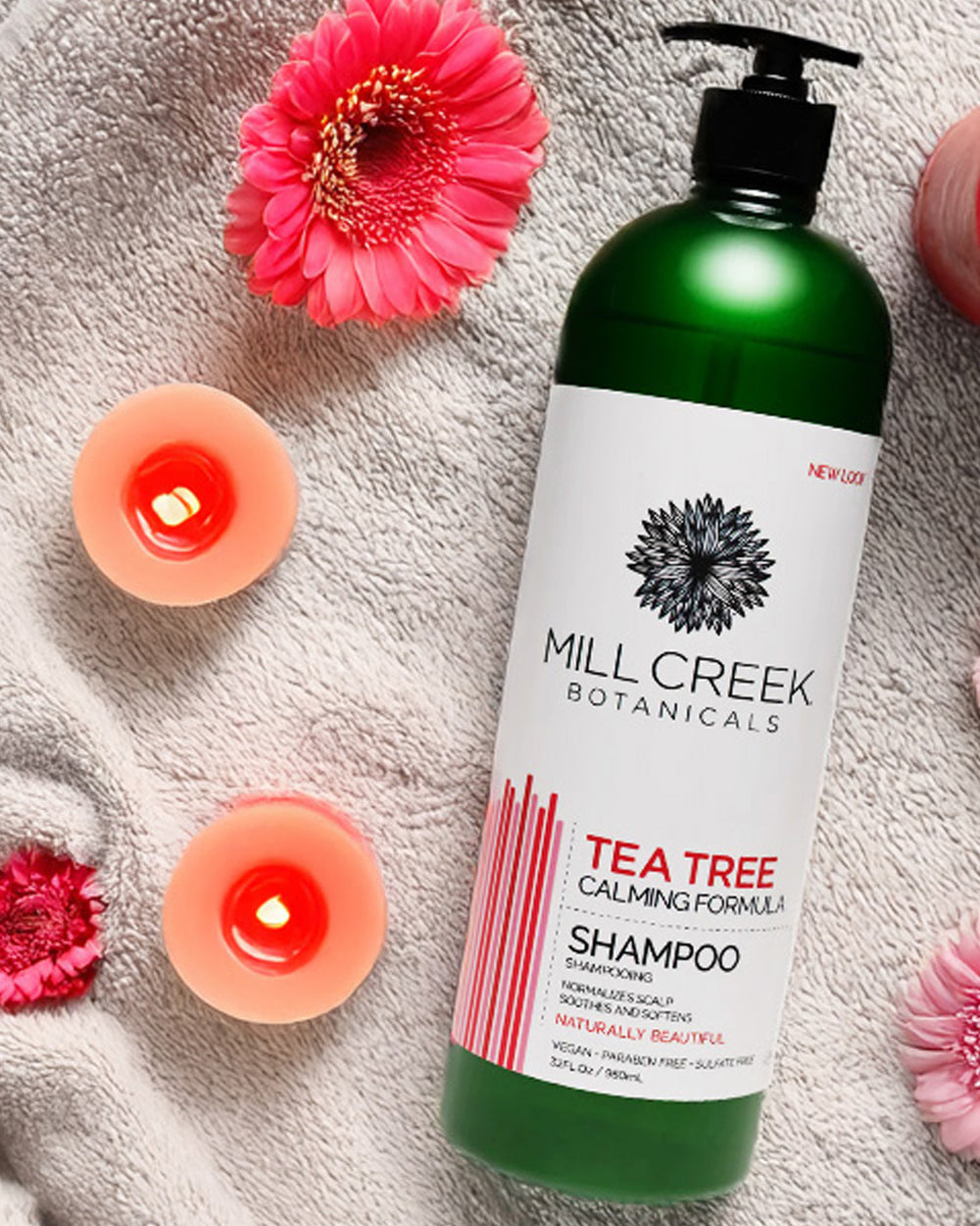 Value Size Tea Tree Shampoo 32 oz - Mill Creek Botanicals