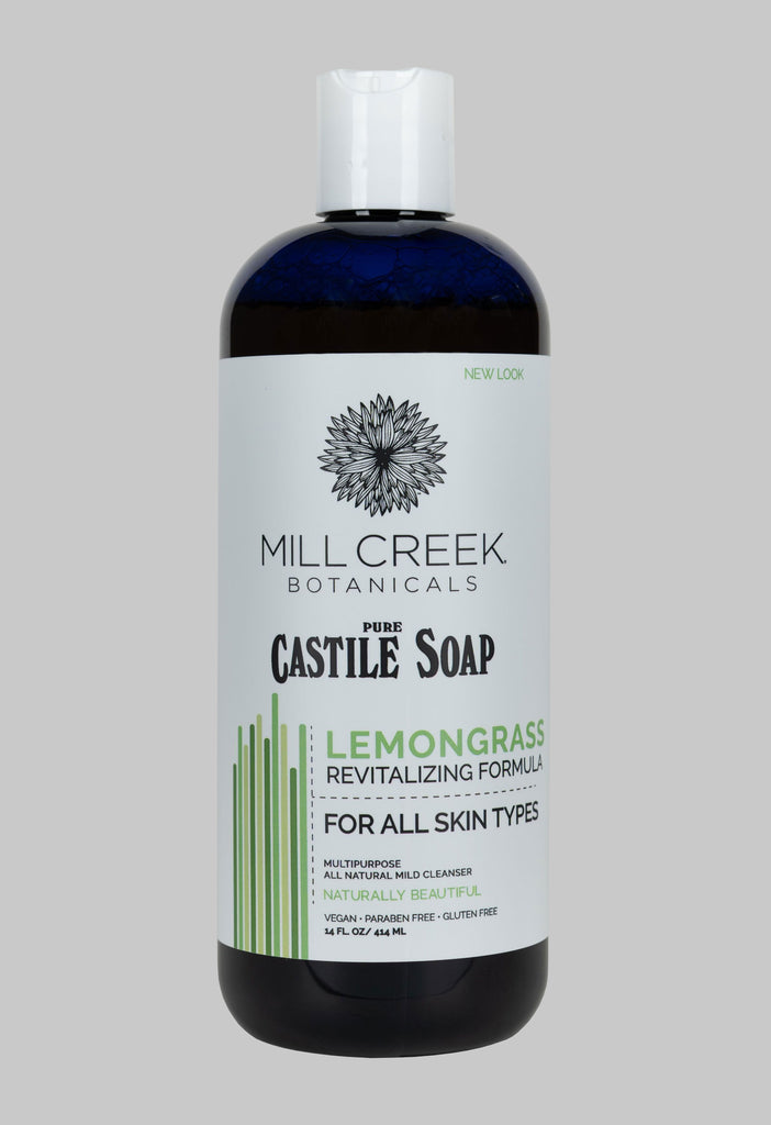 Castile Soap Lemongrass (NEW LOOK) - Mill Creek Botanicals