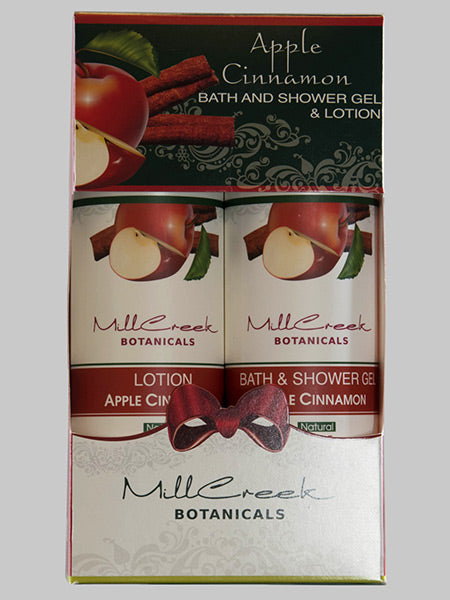 Apple Cinnamon Shower Gel & Lotion Duopack - Mill Creek Botanicals